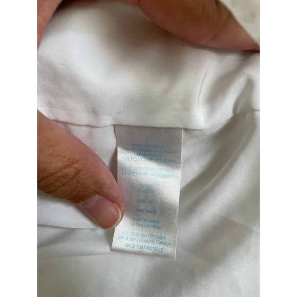 Marmelata white, formal dress. Sleeveless. Size 4. - Picture 5 of 6